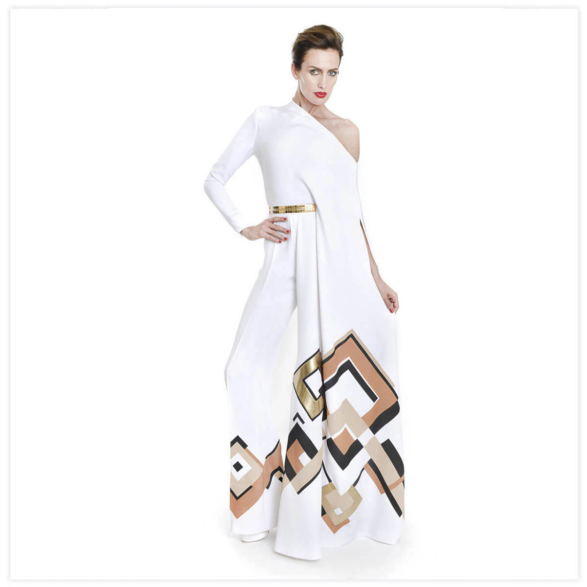 Stéphane Rolland Haute-Couture Défilé 2015 Aérographe sur tissu à plat