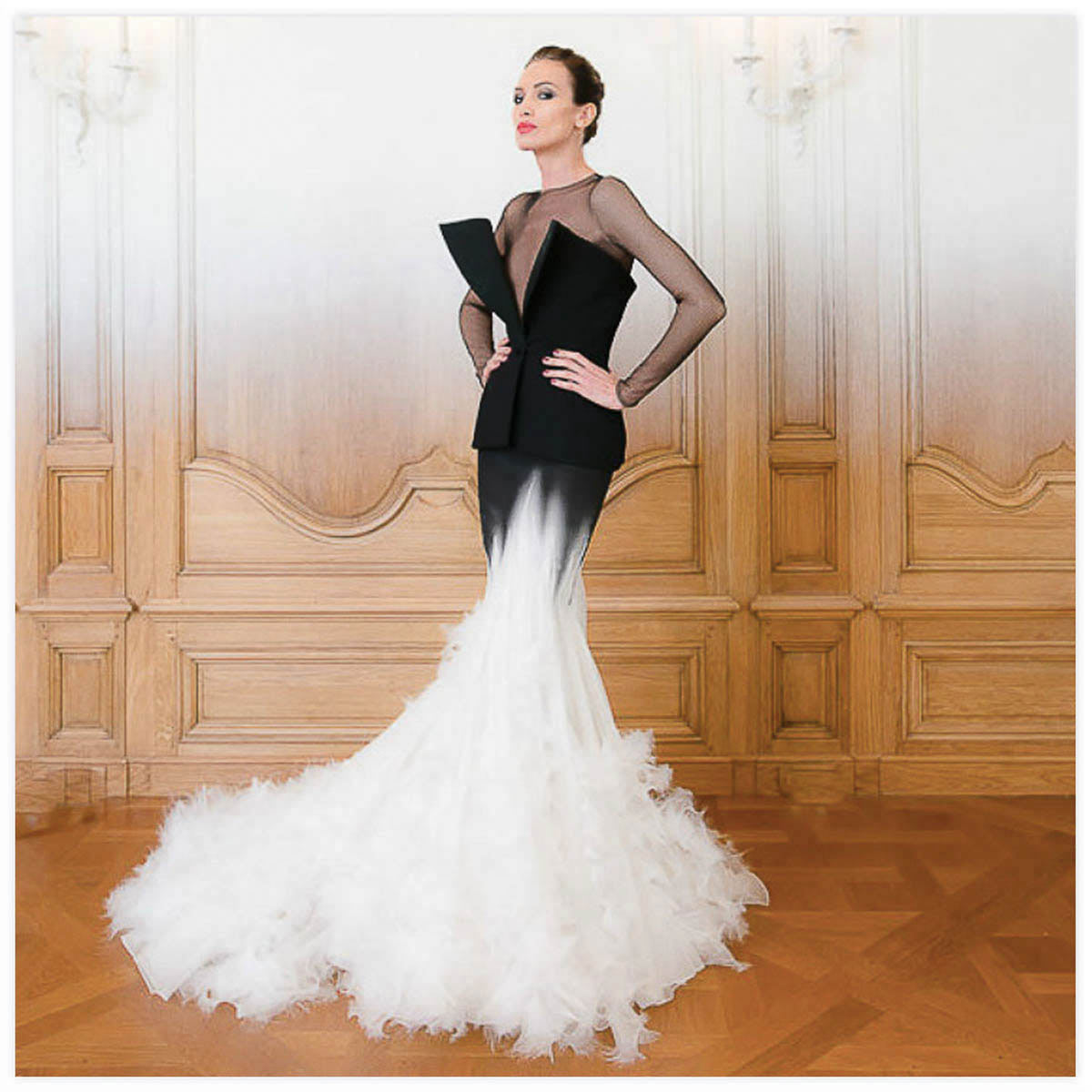 Stéphane Rolland Haute-Couture Défilé 2014 Aérographe